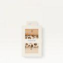 PACK DE 3 CHAUSSETTES FANTAISIE PAILLETTES ET LEOPARD BEIGE - ODAJE