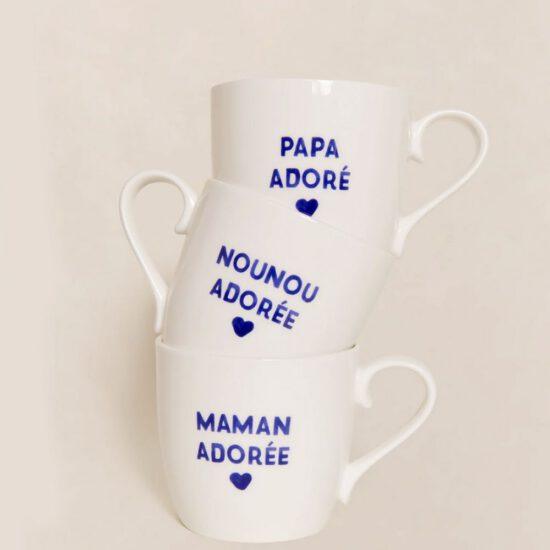 MUG MAMAN ADOREE BLEU  - EMOI EMOI – Image 2