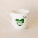 MUG COEUR MAMA LOVE VERT SAPIN  - EMOI EMOI