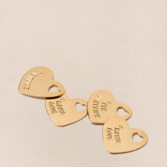 COLLIER CHAINE BOULES DORE' - dorée à l'or fin 24 carats - EMOI EMOI – Image 3