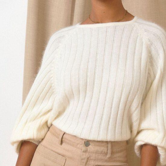 PULL TIMOTHE ECRU