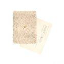 CARTE POSTALE COEUR / DORE / OLD LETTER