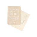 CARTE POSTALE MANGER PAPOTER RIRE