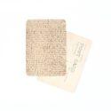CARTE POSTALE AMOUR / DORE / OLD LETTER