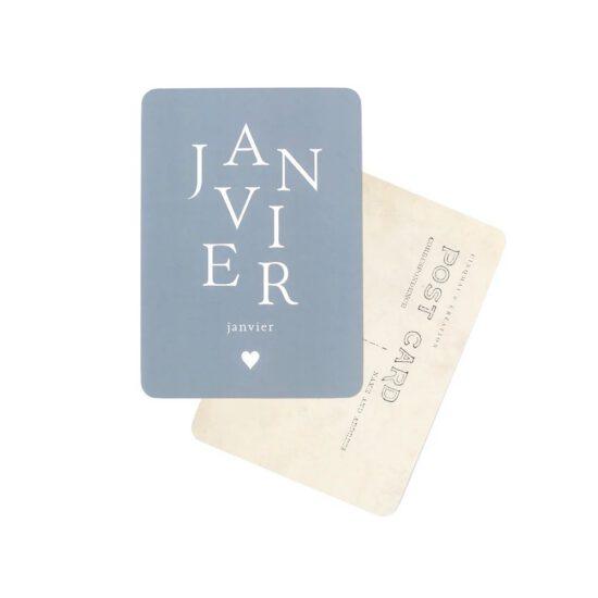 CARTE POSTALE JANVIER / ADELE