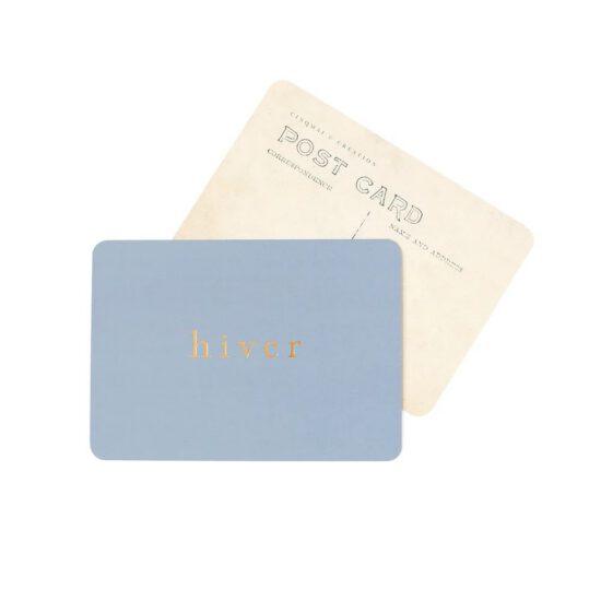 CARTE POSTALE HIVER / DORE / AZUR