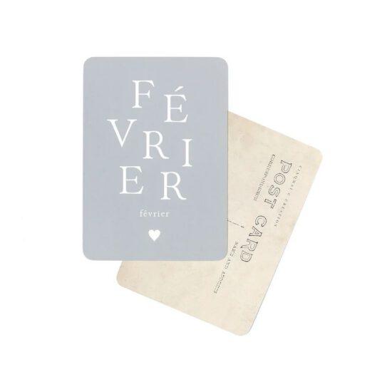 CARTE POSTALE FEVRIER / ADELE