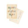 CARTE POSTALE MERRY CHRISTMAS / ARC EN CIEL / BLEU