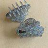 PINCE NUAGE PAILLETTES ARGENTEES -  23 DEGRES