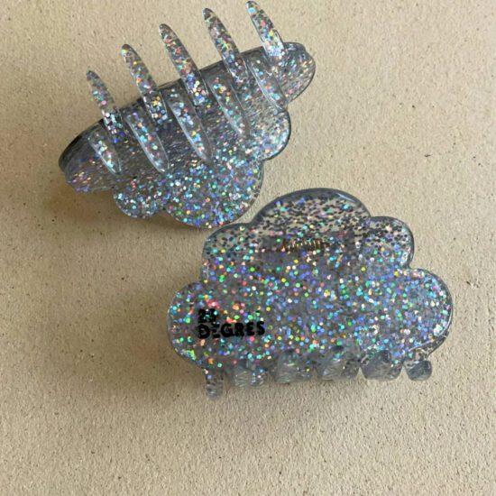 PINCE NUAGE PAILLETTES ARGENTEES -  23 DEGRES