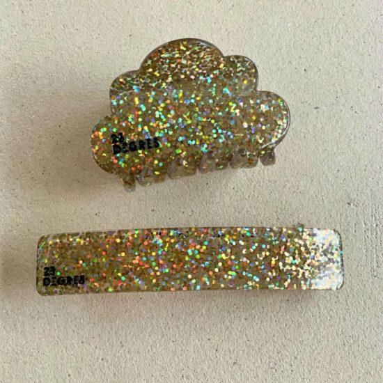 BARRETTE PAILLETTES DOREES -  23 DEGRES – Image 3