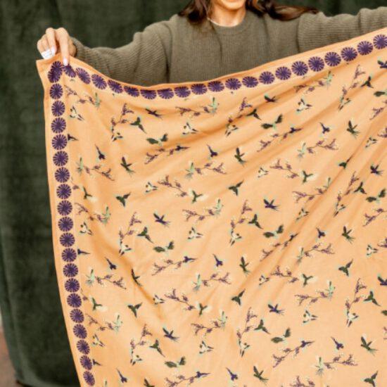 BIG FOULARD LATIKA CERISIER BLUSH – Image 2
