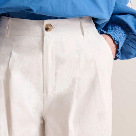 PANTALON VOLTAIRE ECRU - GARANCE – Image 2