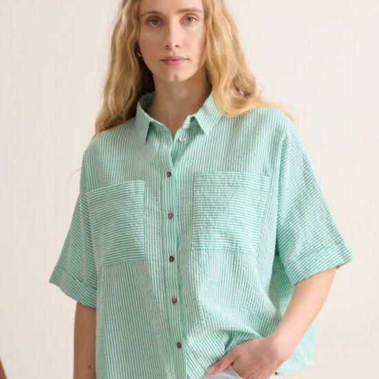 CHEMISE VERNON VERT - GARANCE – Image 2