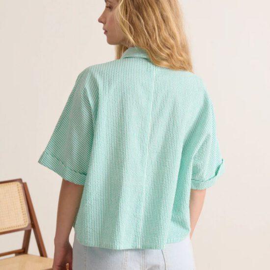 CHEMISE VERNON VERT - GARANCE – Image 3