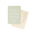 CARTE POSTALE FELICITATIONS / ADAM / VINTAGE PAPER - CINQMAI