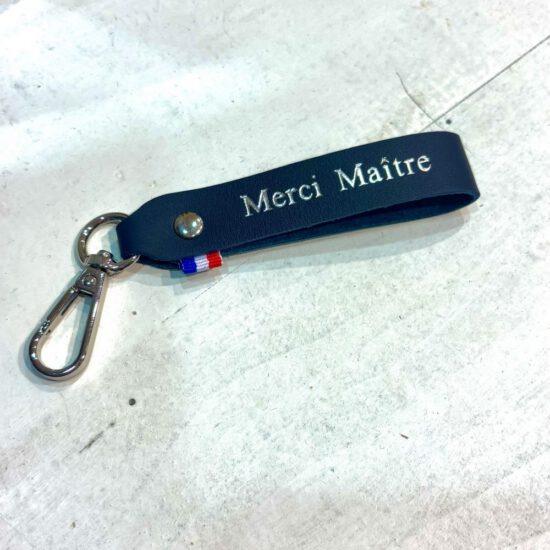 PORTE CLES MERCI MAITRE'