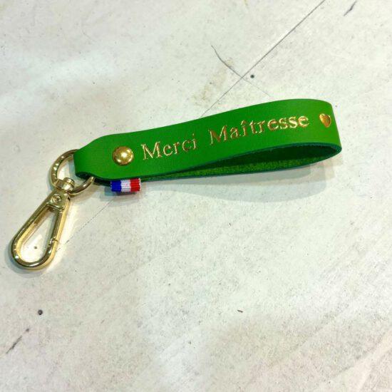 PORTE CLES MERCI MAITRESSE