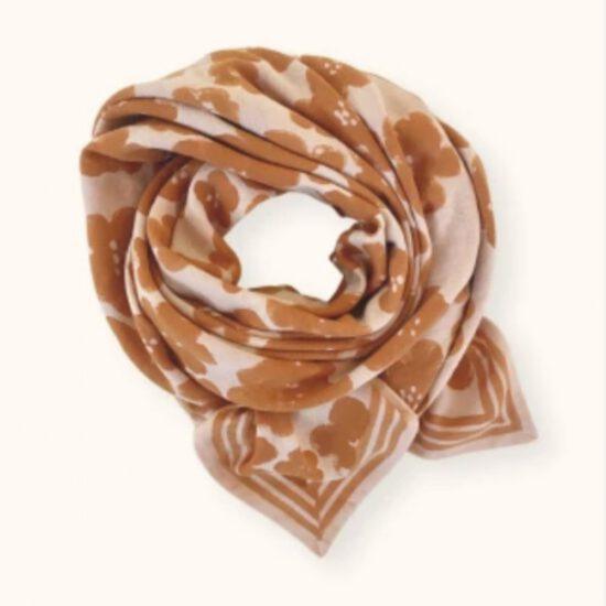 FOULARD LATIKA FLORA BOLD ORANGE - APACHES