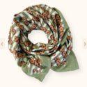FOULARD LATIKA POP CORN OLIVE - APACHES