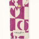 ENVELOPPE SUNNY DAMIER FUCHSIA - APACHES