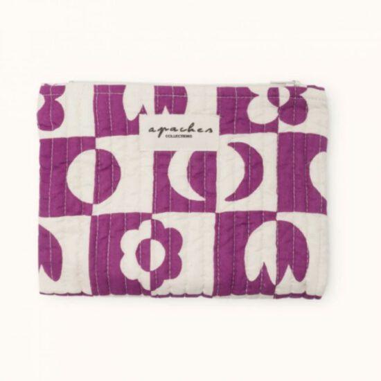 POCHETTE MANA DAMIER FUCHSIA - APACHES
