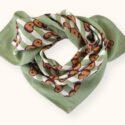 FOULARD MANIKA POP CORN OLIVE - APACHES