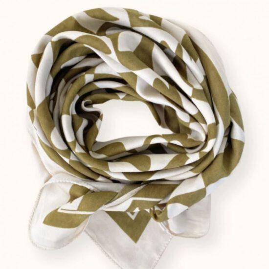 FOULARD PALIKA DAMIER TOBACCO - APACHES
