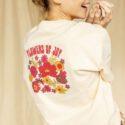 TEE-SHIRT OUMO FLOWERS MACADAMIA - APACHES