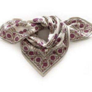 FOULARD MANIKA BOUTON D'OR COQUILLAGE - APACHES