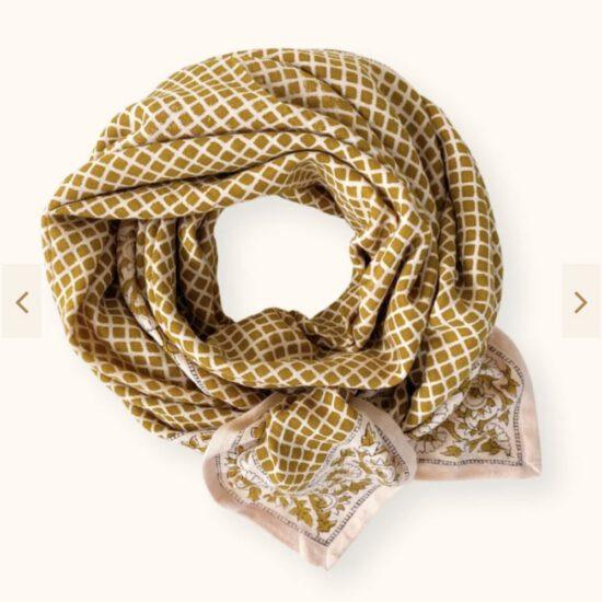 FOULARD LATIKA MOSAIC TABACCO - APACHES