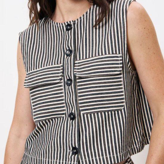 GILET SADET CHOCOLAT - FRNCH