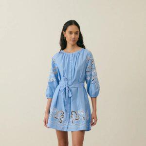 ROBE RINALA BLUE - LOUISE MISHA