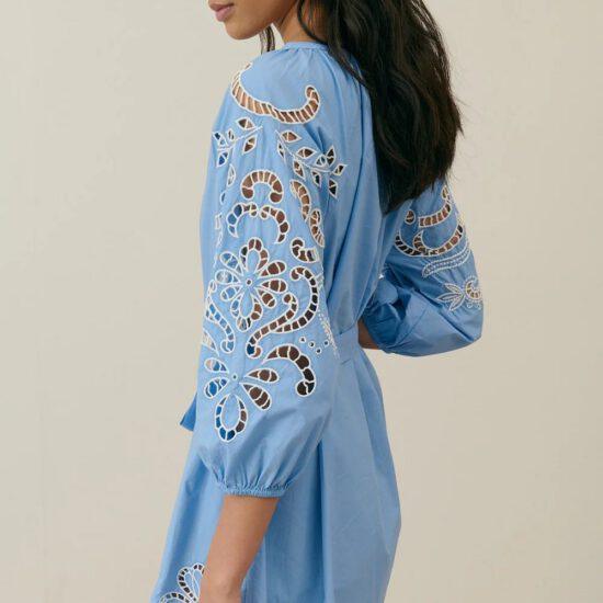 ROBE RINALA BLUE - LOUISE MISHA – Image 2