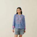 BLOUSE JANE BLUE CAPRI - LOUISE MISHA