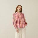 BLOUSE JEANNE CREAM SUNSET - LOUISE MISHA