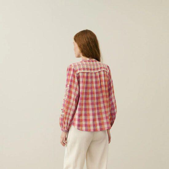 BLOUSE JEANNE CREAM SUNSET - LOUISE MISHA – Image 2