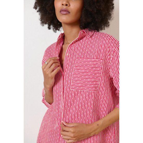 CHEMISE TED ROUGE - GARANCE – Image 2