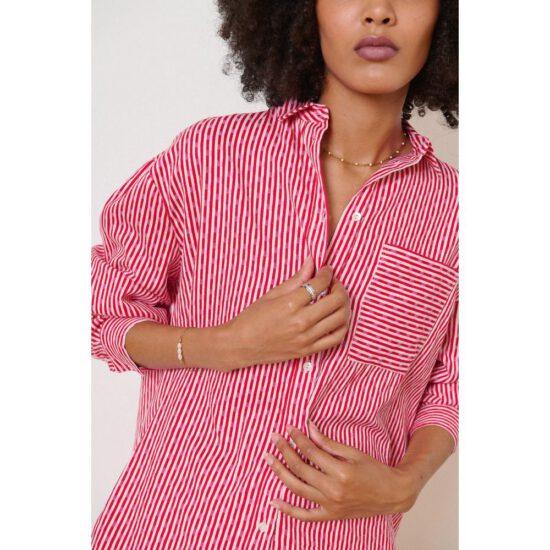 CHEMISE TED ROUGE - GARANCE – Image 3
