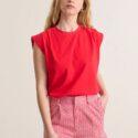 TSHIRT VIVI ROUGE - GARANCE
