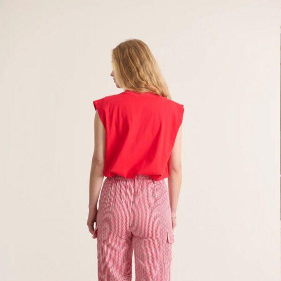 TSHIRT VIVI ROUGE - GARANCE – Image 3