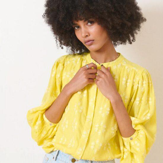BLOUSE KETTY JAUNE - GARANCE – Image 3