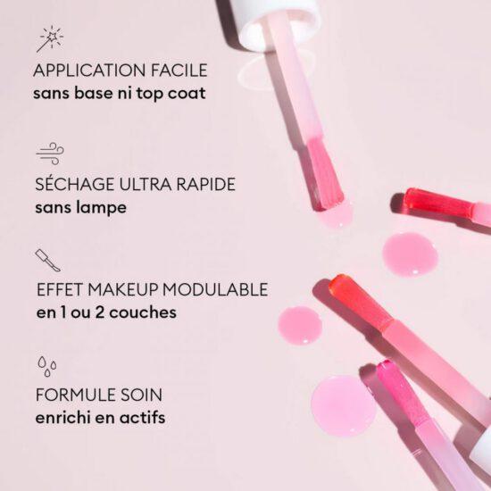 VERNIS SOIN ACTIVE GLOW RASPBERRY - MANUCURIST – Image 2
