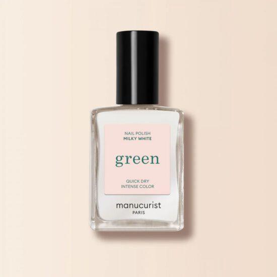 VERNIS GREEN MILKY WHITE - MANUCURIST