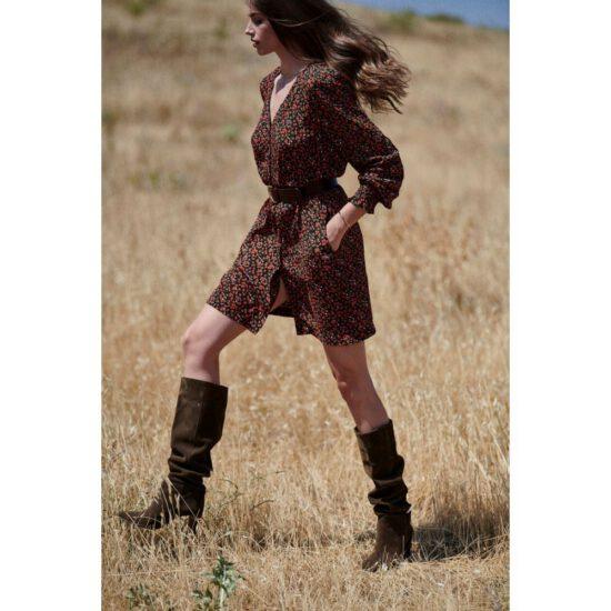 ROBE RENATA ORANGE - LAURE+MAX