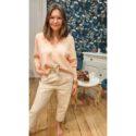 PANTALON PANAMA VANILLE - LAURE+MAX