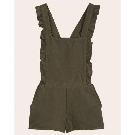COMBI- SHORT COTLIN KAKI - EMILE ET IDA