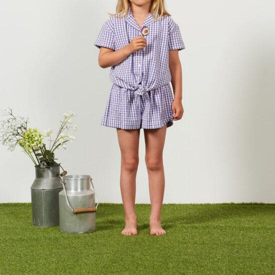 BLOUSE FINLEA VIOLET - ARSENE ET LES PIPELETTES – Image 2