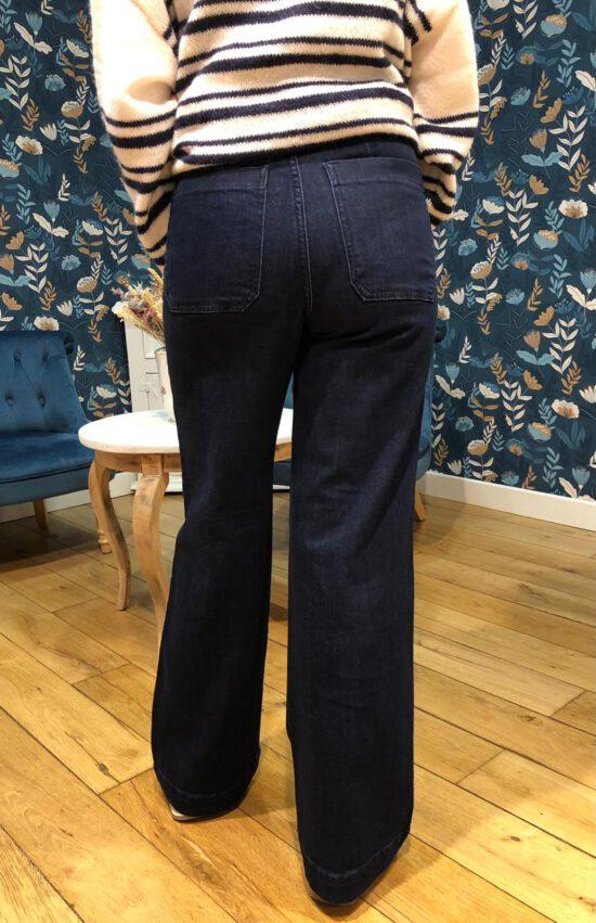 JEANS WIDE FAUVE INDIGO – Image 3