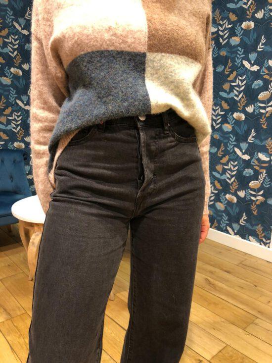 JEANS WIDE FOREST BLACK – Image 2